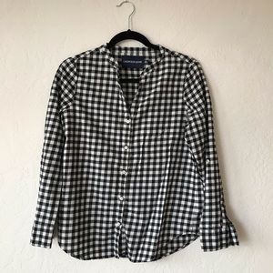 Calvin Klein checkered shirt.